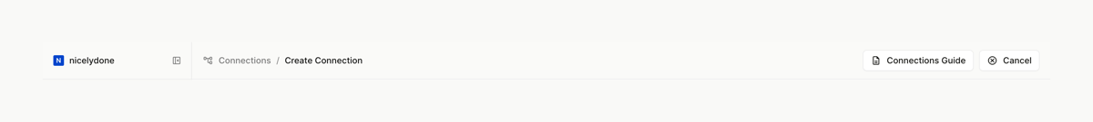 Hookdeck
				horizontal navigation ui component
