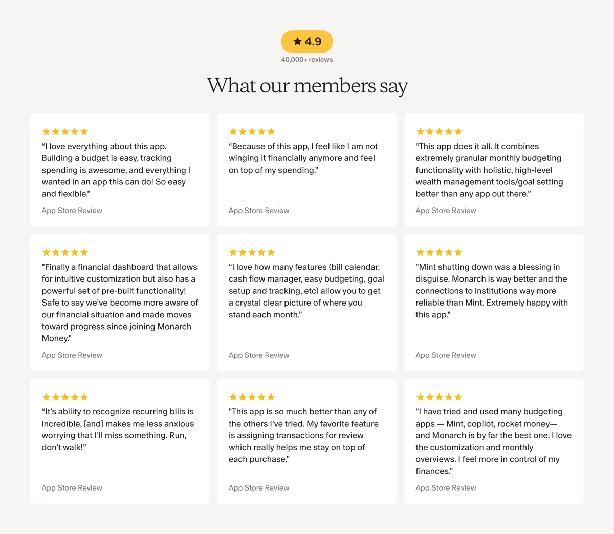 Monarch
				testimonial ui component