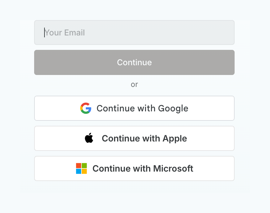 Craft
				social login button ui component