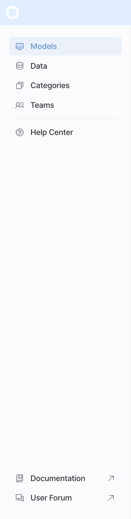 Causal
				vertical navigation ui component