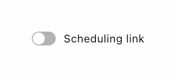 Cron
				toggle/switch ui component