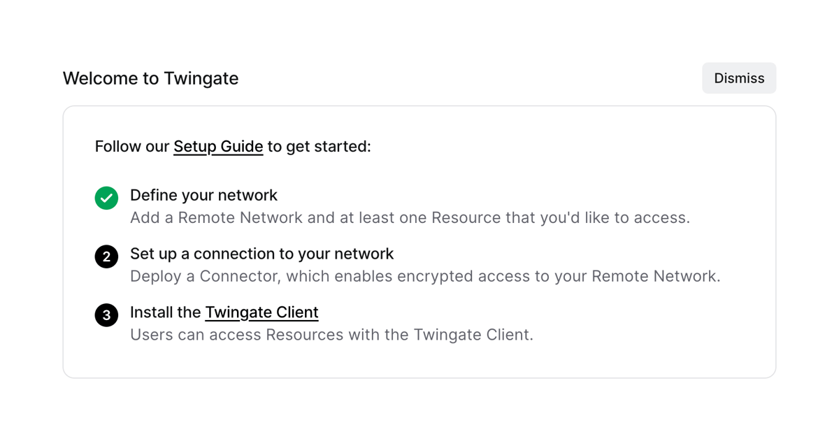 Twingate
				stepper ui component