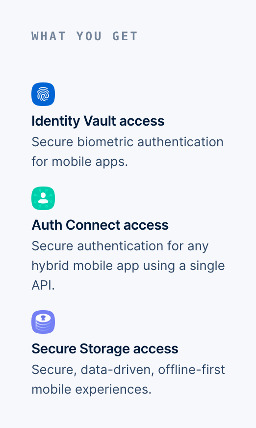 Ionic
				benefit list ui component