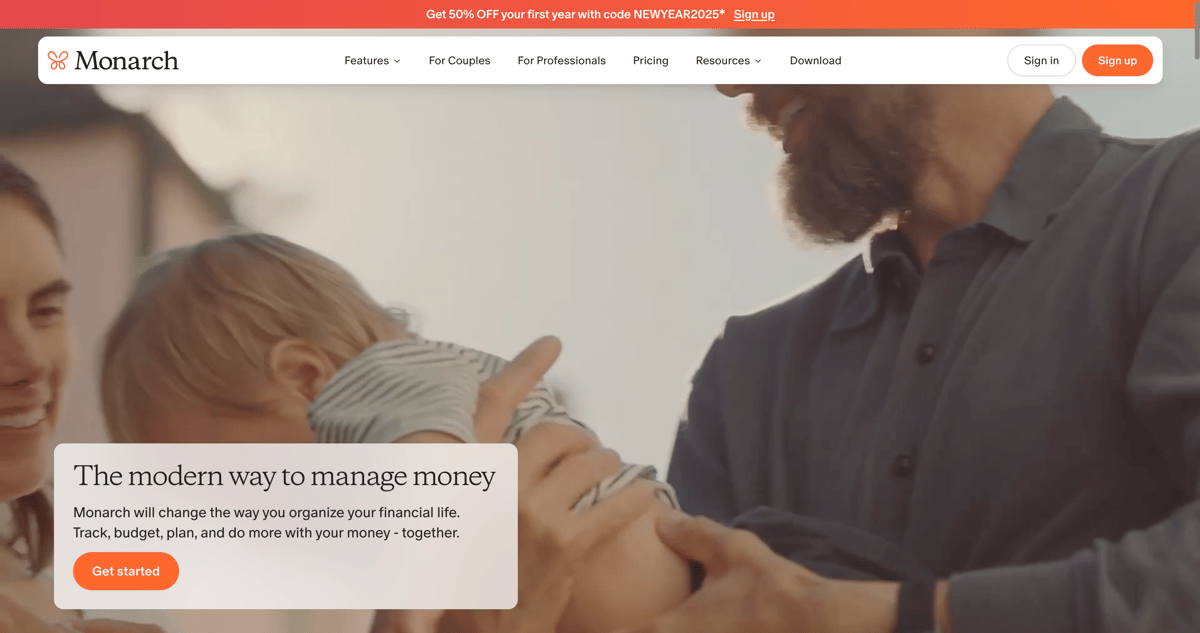 Monarch
				hero section ui component