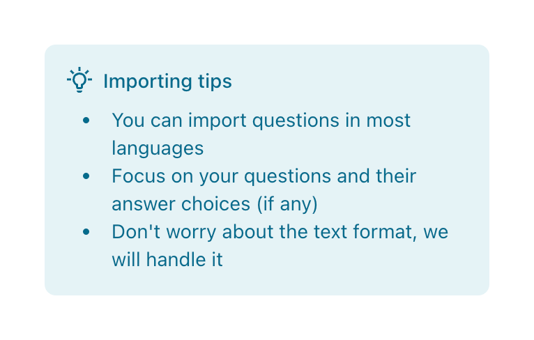 Typeform — Tips component