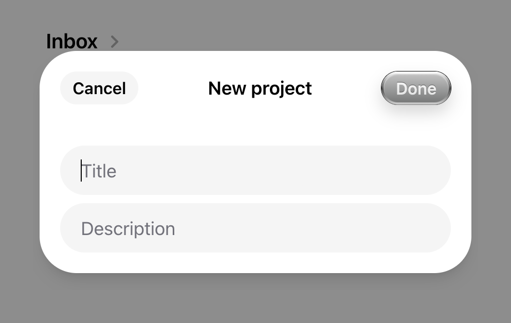 Cobot — Modal component