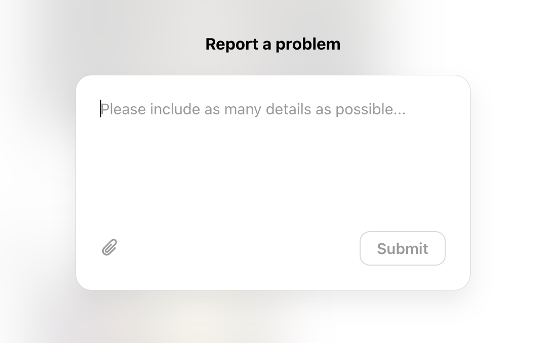Threads — Feedback component