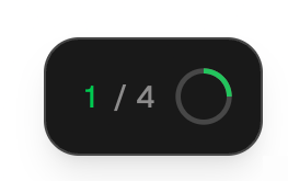 Supercut — Progress indicator component