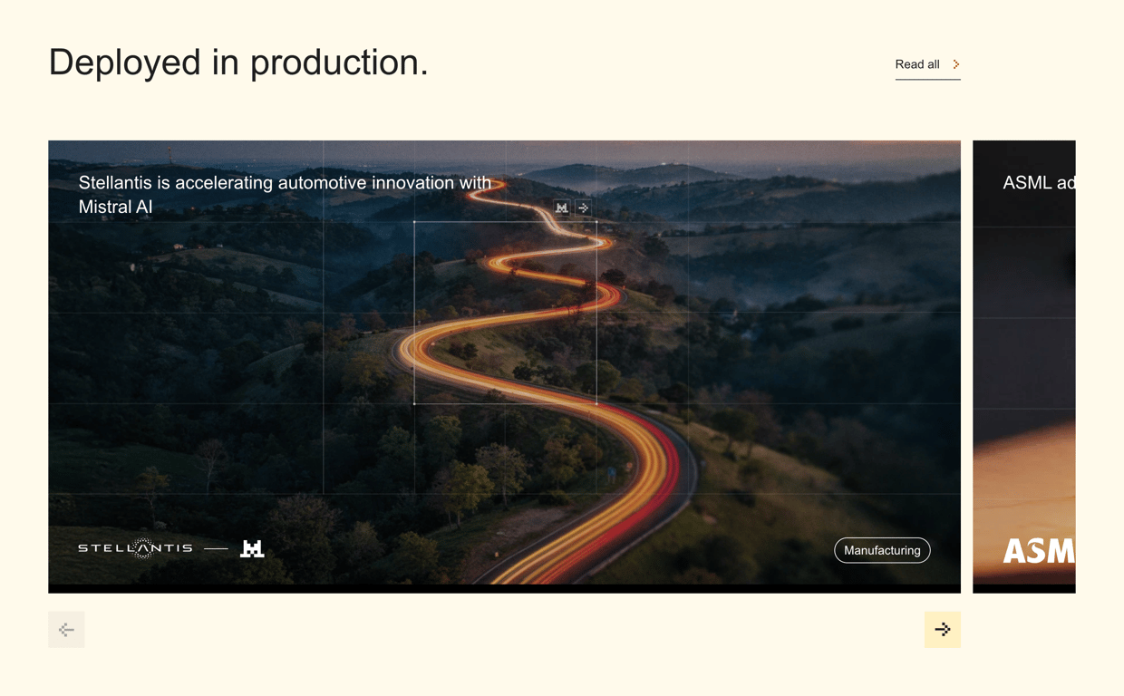Mistral — Slideshow component