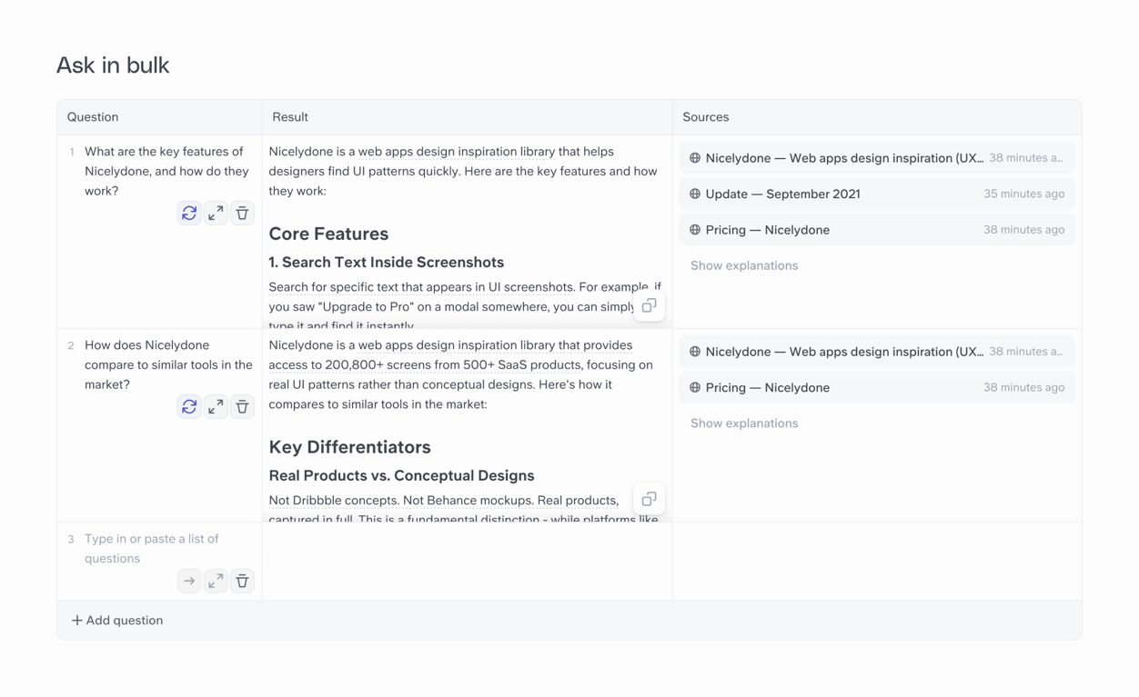 Super — Table component