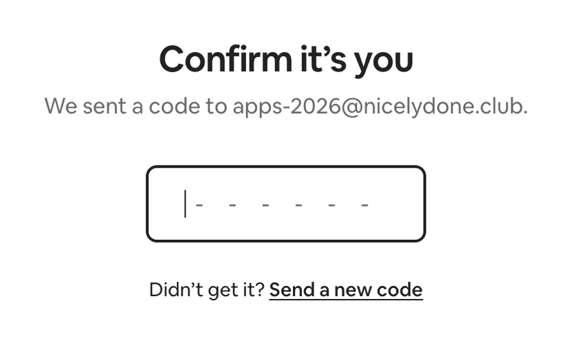 Airbnb — Input code component