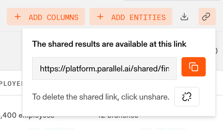 Parallel — Dropdown menu component