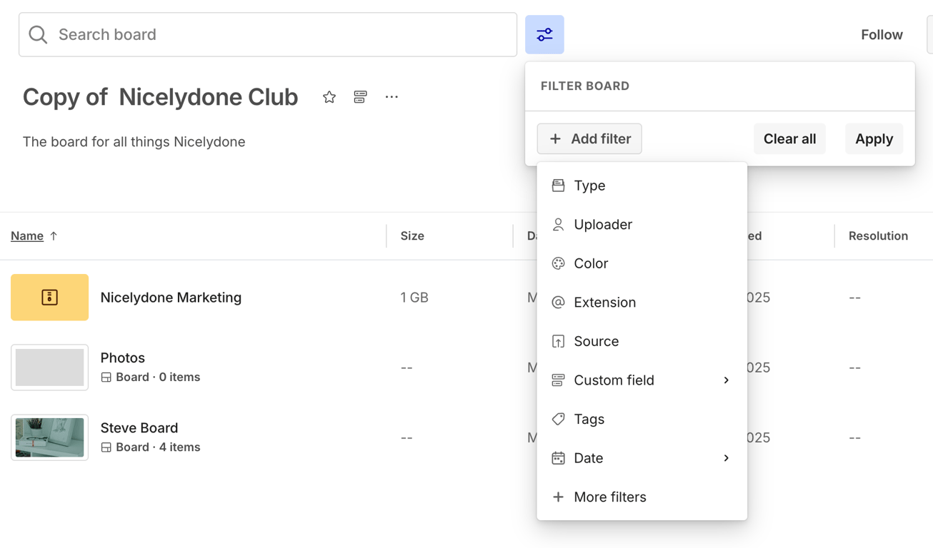 Air — Sorting & filtering component