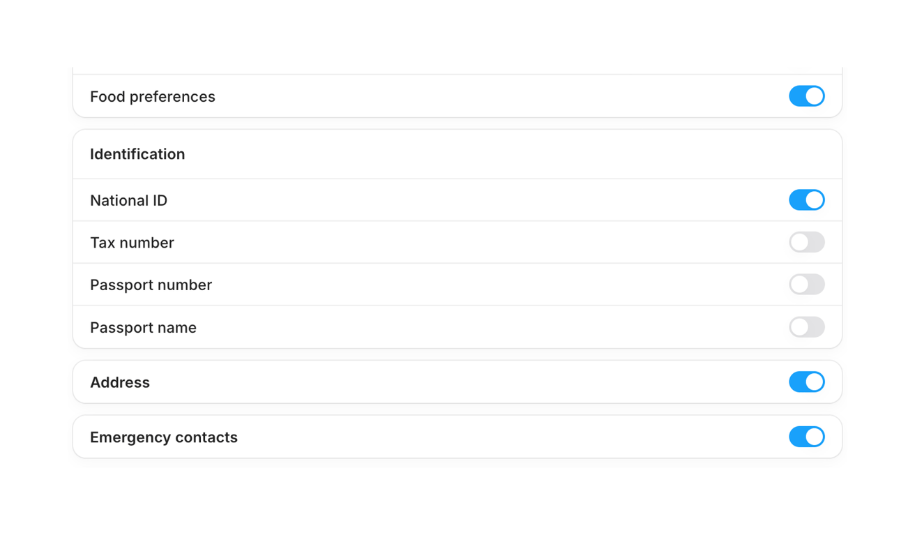 Aboard — Radio button component