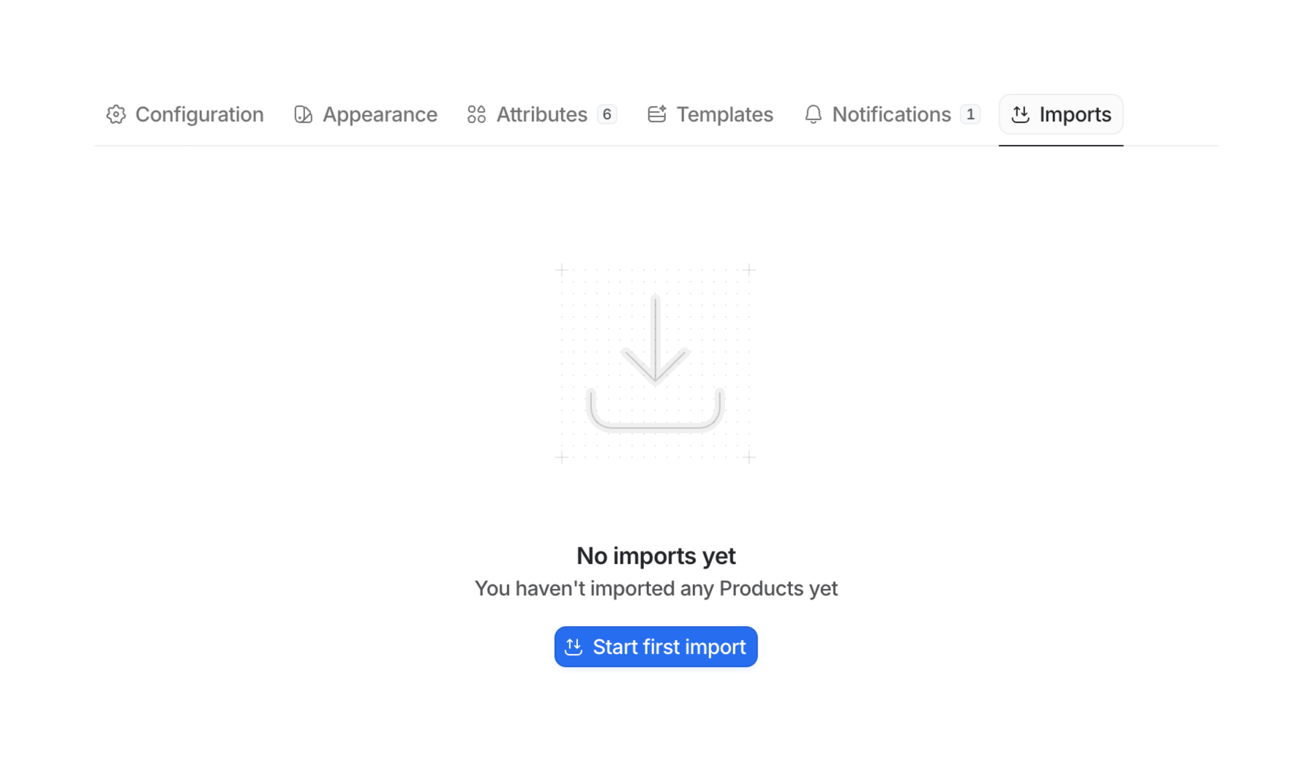 Attio — Empty state component