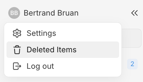 Lightfield — Dropdown menu component