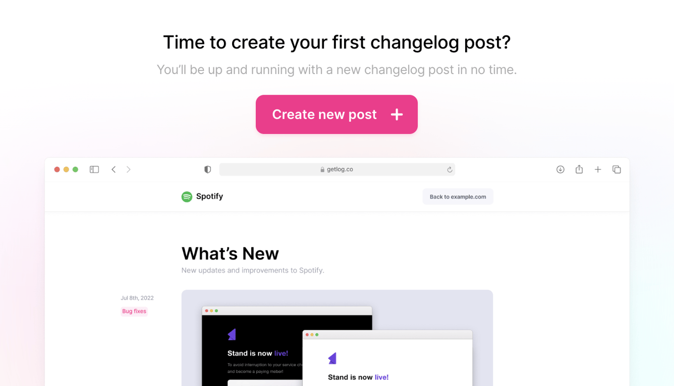 Getlog — Illustration component