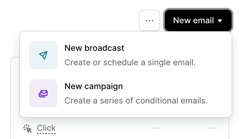 Podia — Dropdown menu component