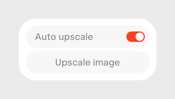 Exactly — Toggle/Switch component