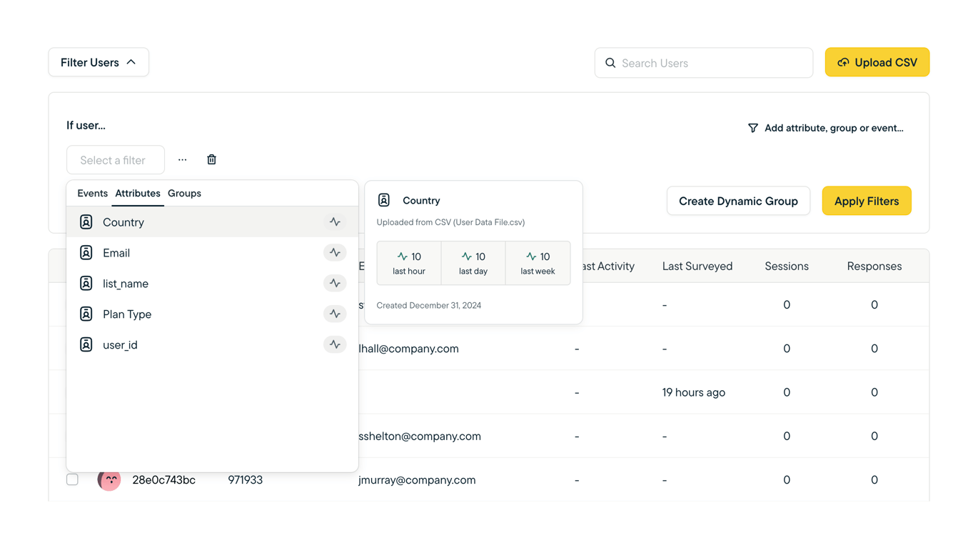 Sprig — Sorting & filtering component