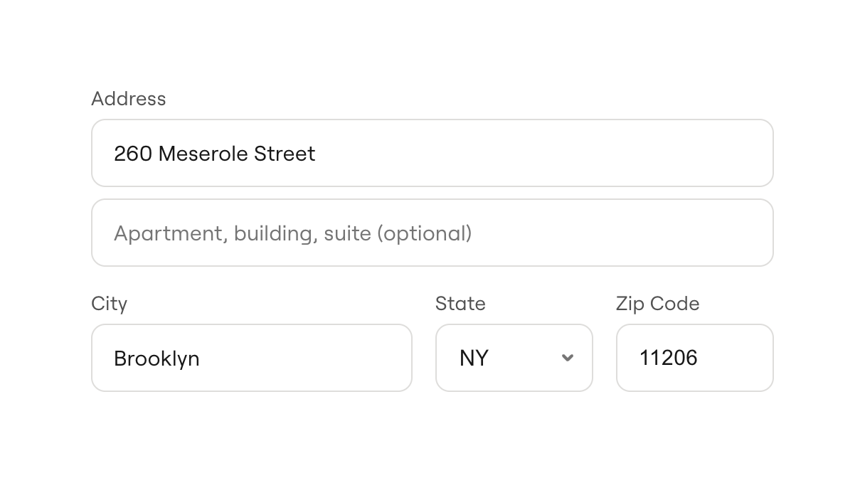 SeatGeek — Input location component