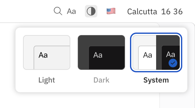Huly — Theme settings component