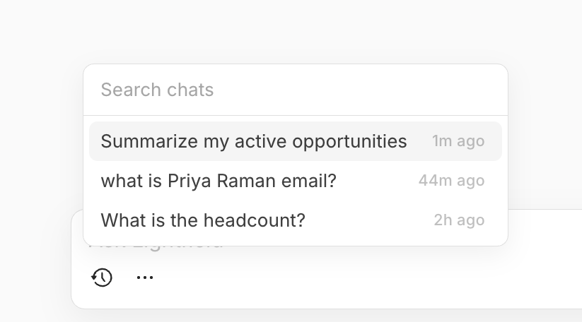 Lightfield — Dropdown menu component