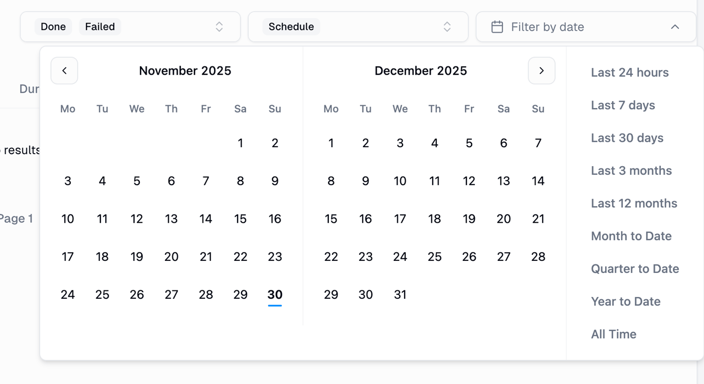 Gumloop — Datepicker component