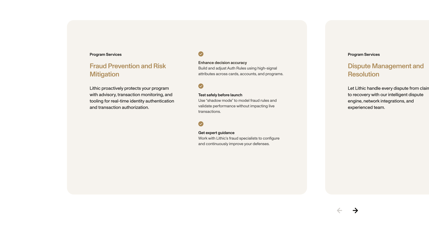 Lithic — Slider component