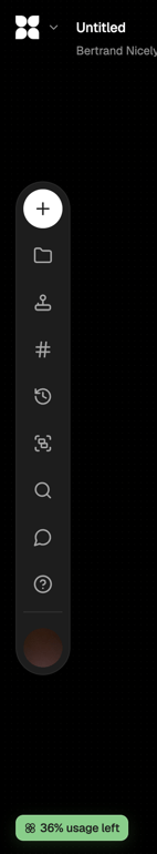 Flora — Vertical navigation component
