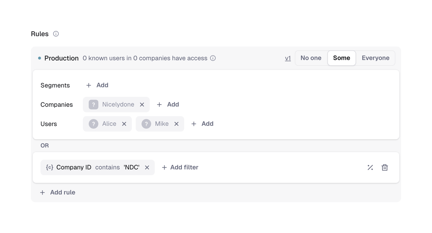 Reflag — Query builder component