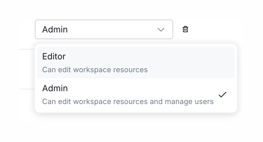 Clay — Input select component