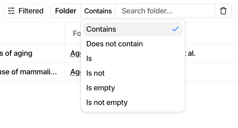 Anara — Sorting & filtering component
