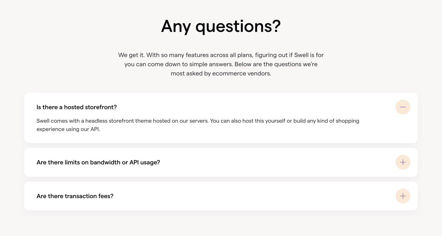 Swell — Accordion component