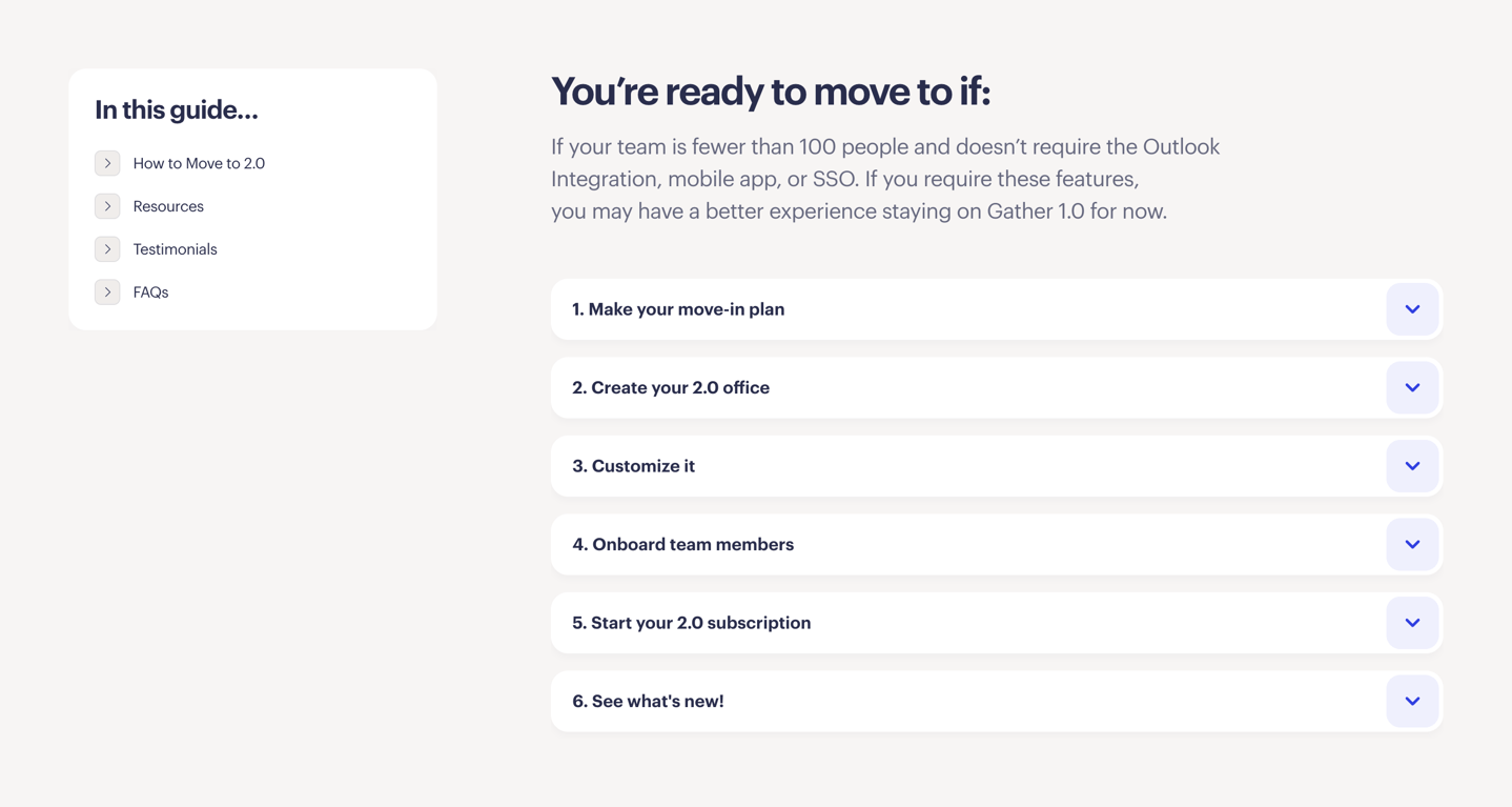 Gather — Accordion component