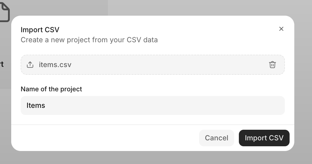 V7 — File upload input component
