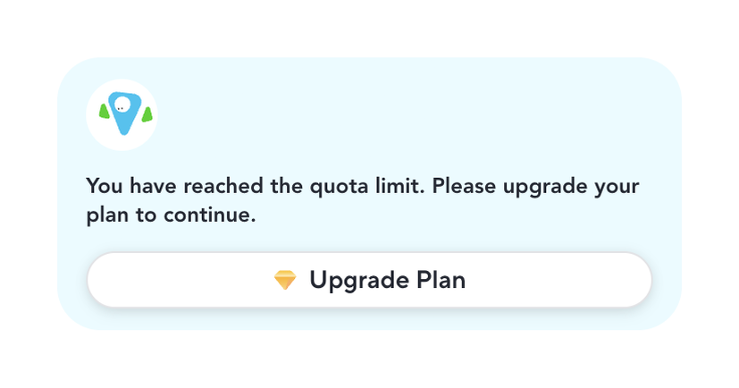 HeyGen — Upgrade your plan component