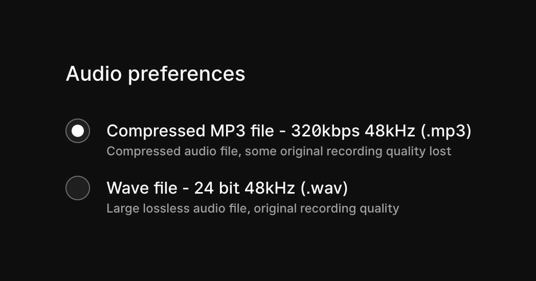 Epidemic Sound — Checkbox & radio component