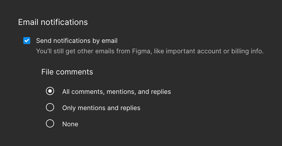 Figma — Checkbox & radio component