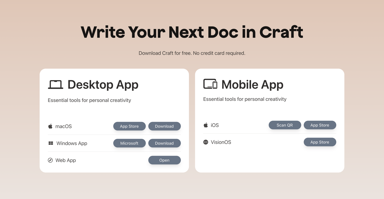 Craft — Button component