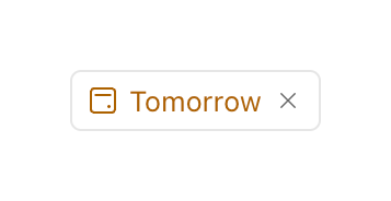 Todoist — Tag component