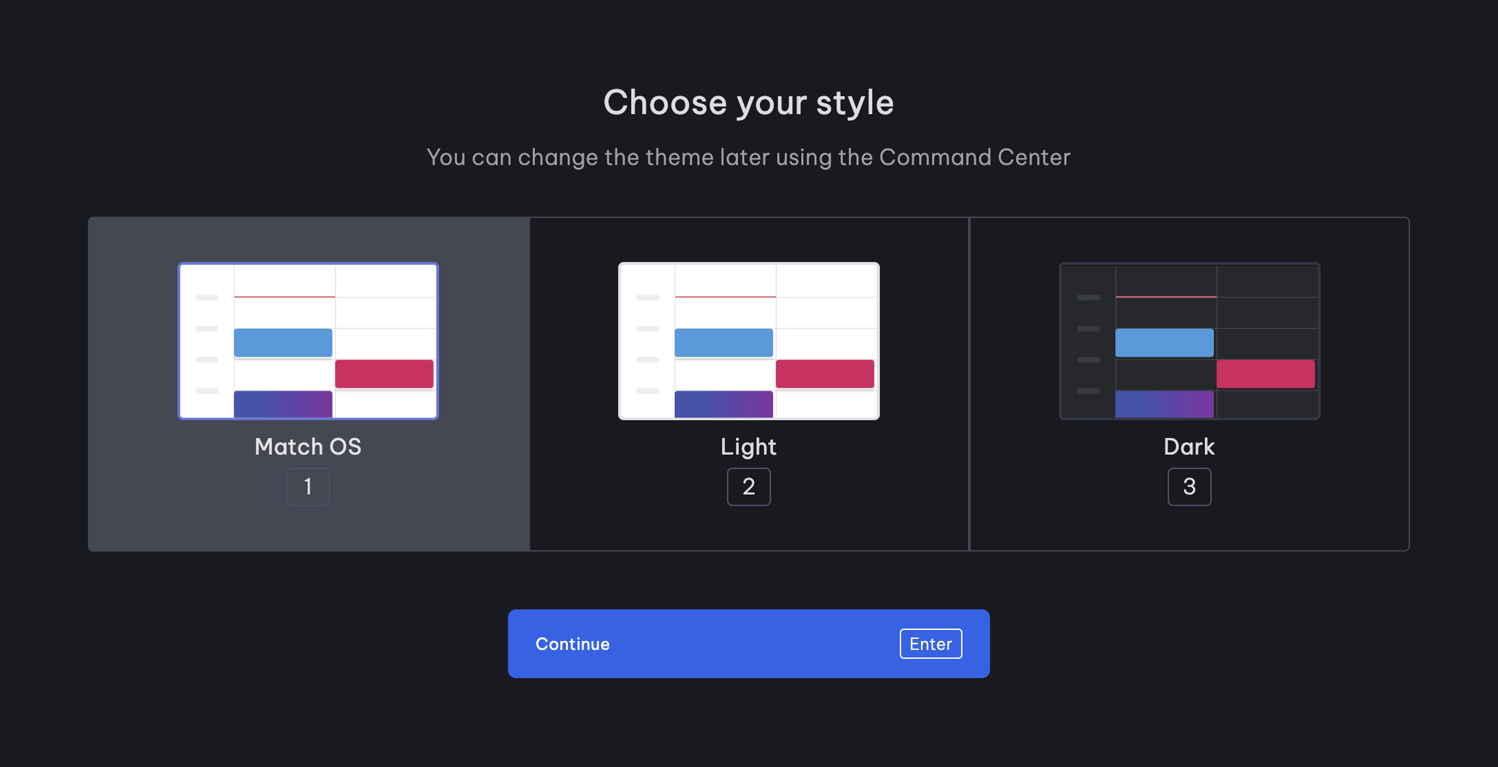 Vimcal — Theme settings component
