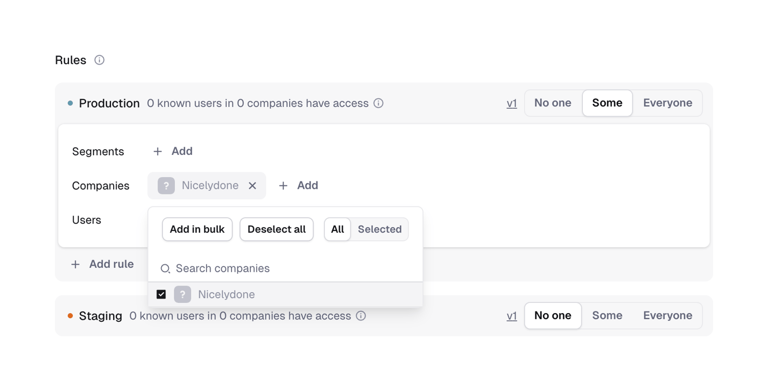 Reflag — Query builder component