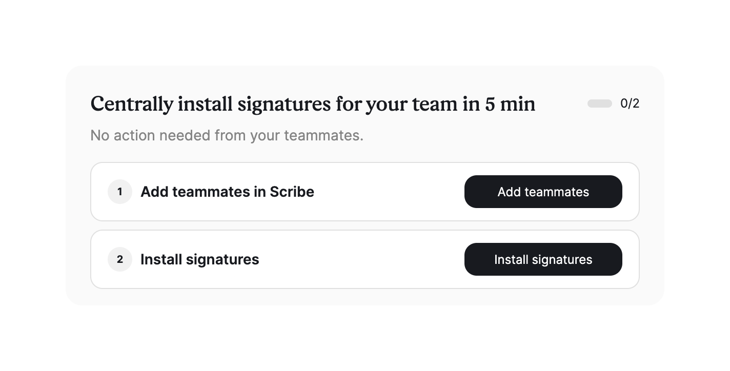 Scribe — Stepper component