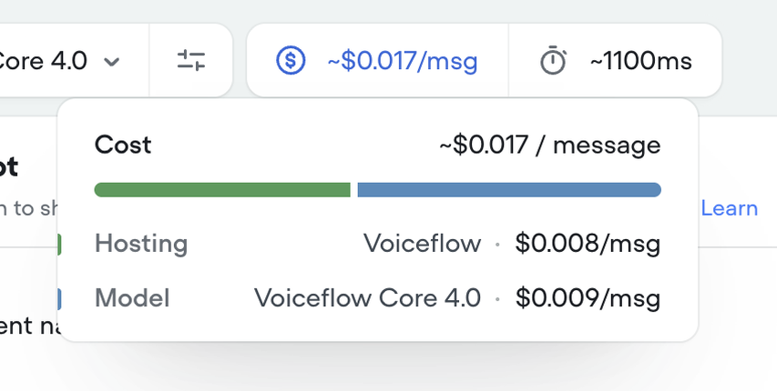 Voiceflow — Charts component