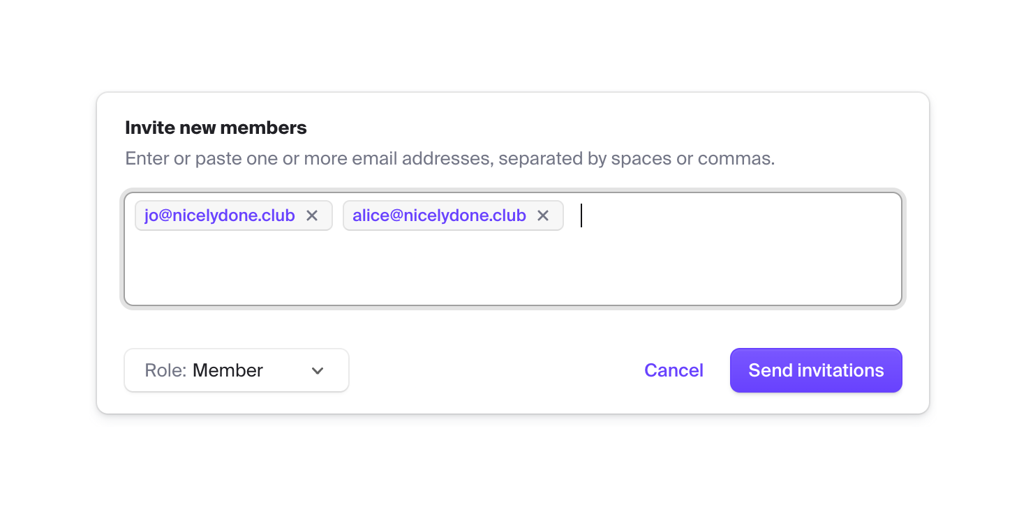 Clerk — Checkbox & radio component