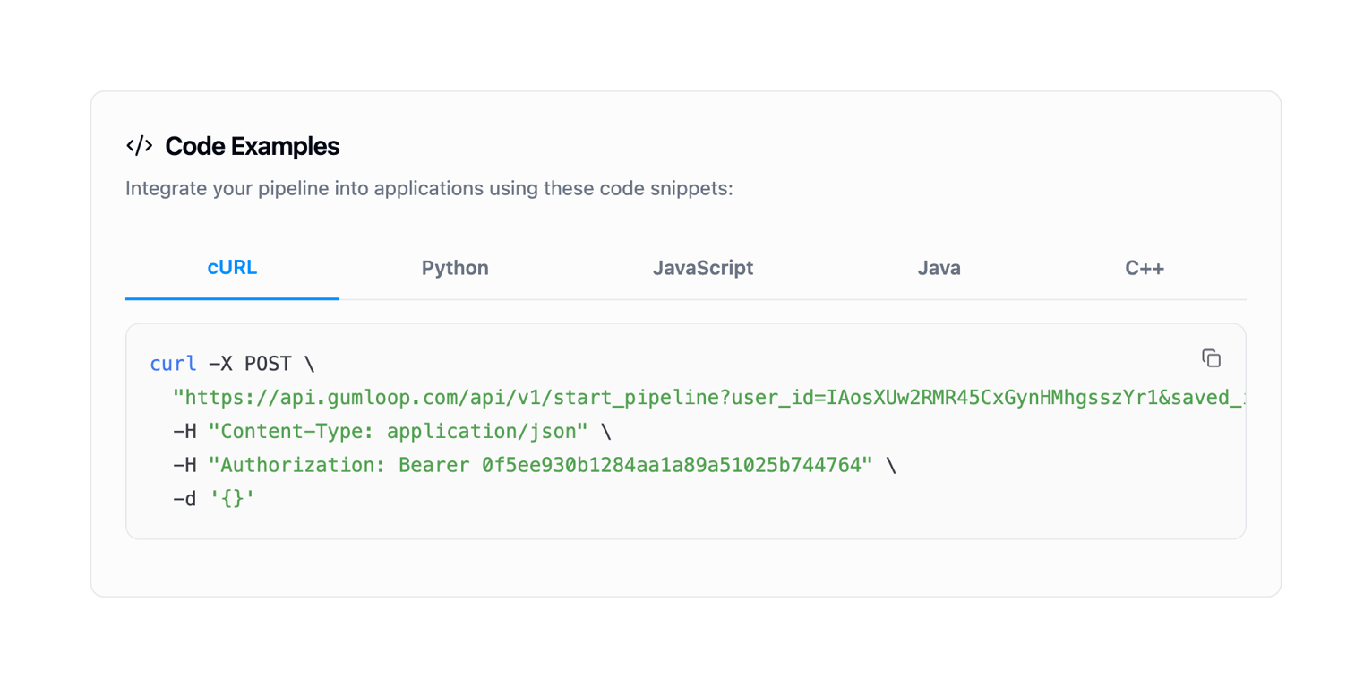 Gumloop — Code block component