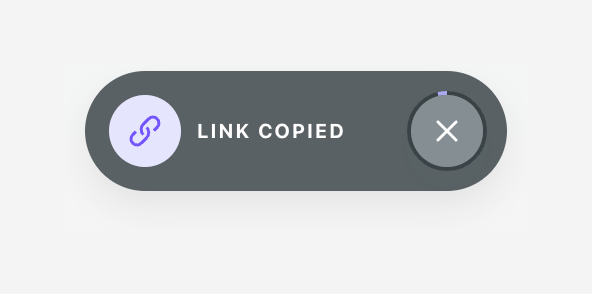 Threads — Notification Toast component