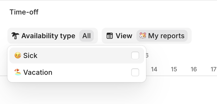 Aboard — Sorting & filtering component