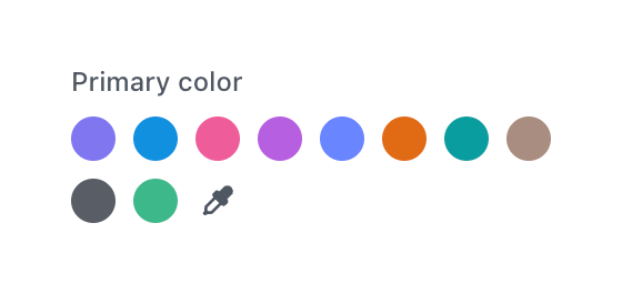 ClickUp — Color picker component